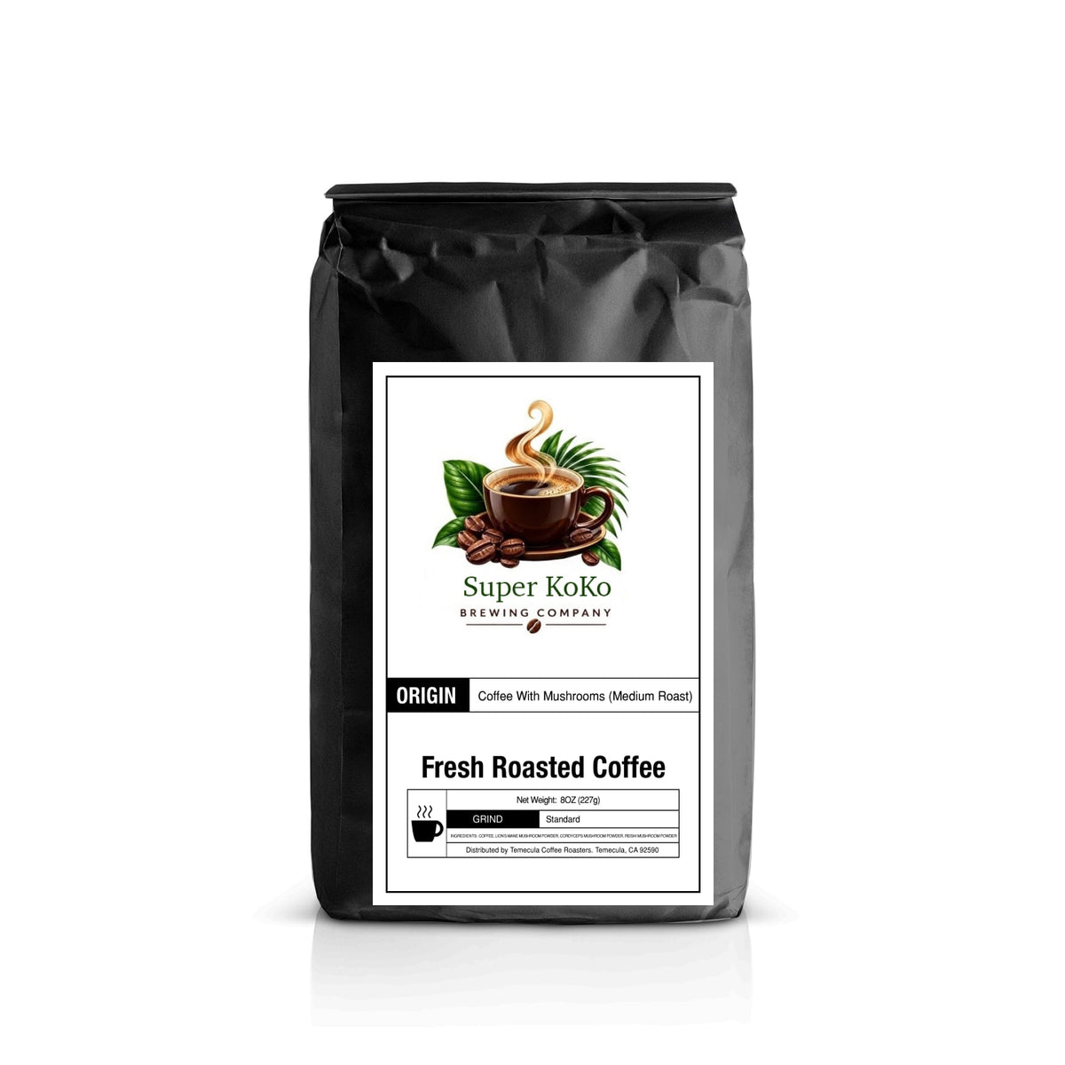 Coffee with Mushrooms Medium Roast